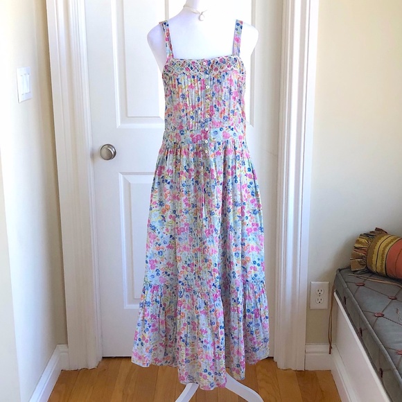LoveShackFancy Dresses & Skirts - LoveShackFancy Floral Print Long Dress (6)